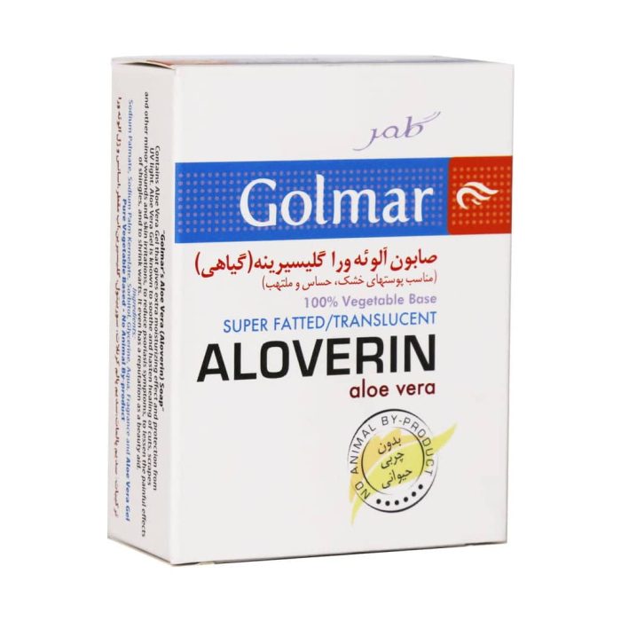 Golmar Aloverin Aloe Vera Soap For Sensitive Dry Skin 100 g