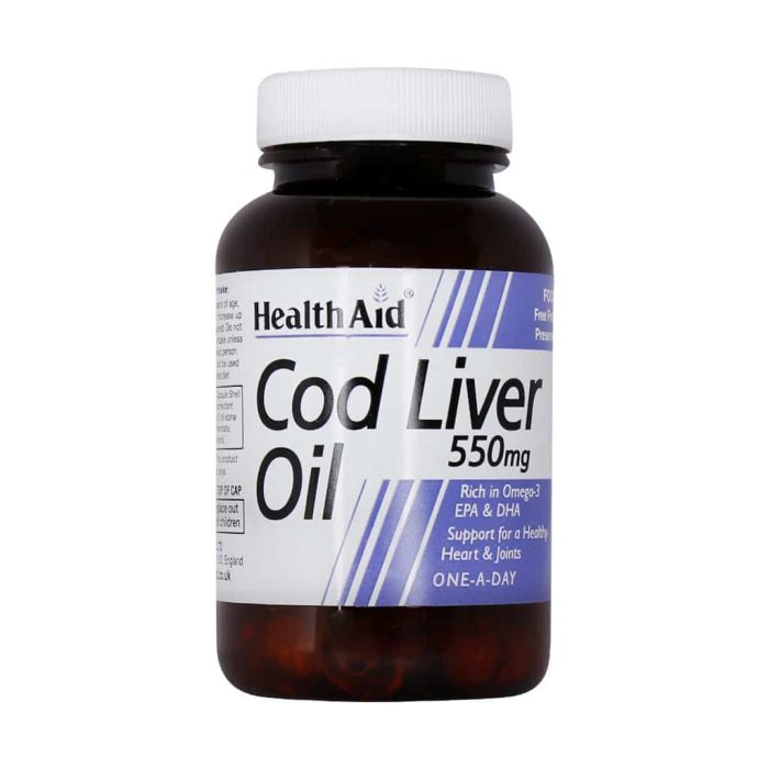 Health Aid Cod Liver Oil90 Caps