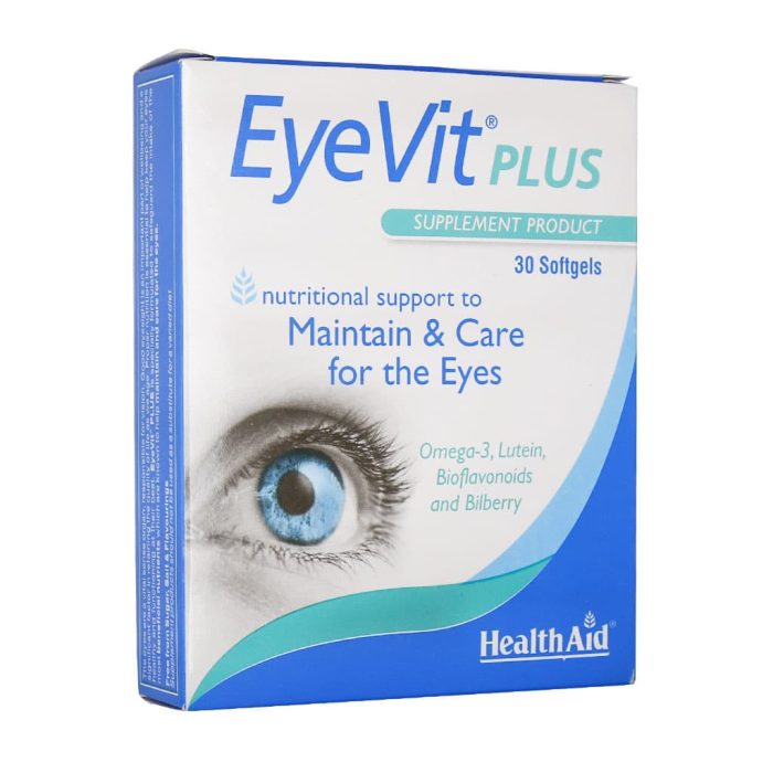 Health Aid Eye Vit Plus 30 Caps