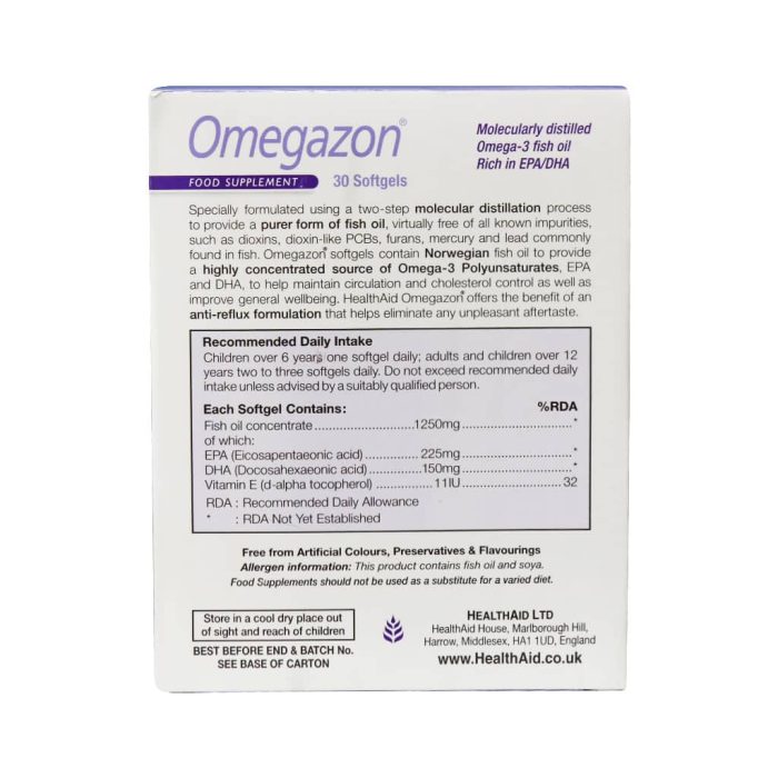 Health Aid Omegazon 30 Caps 1