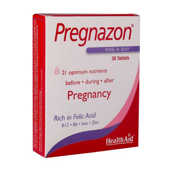 Health Aid Pregnazon 30 1