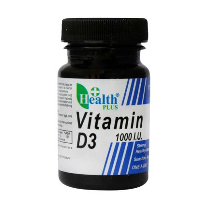 Health Plus Vitamin D3 1000 IU 30 Tablet