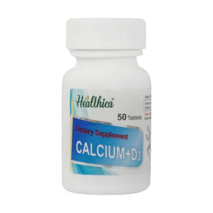 Healthica Calcium Plus D3 50 Tabs