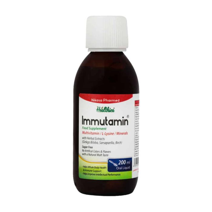 Healthica Immutamin Oral Liquid