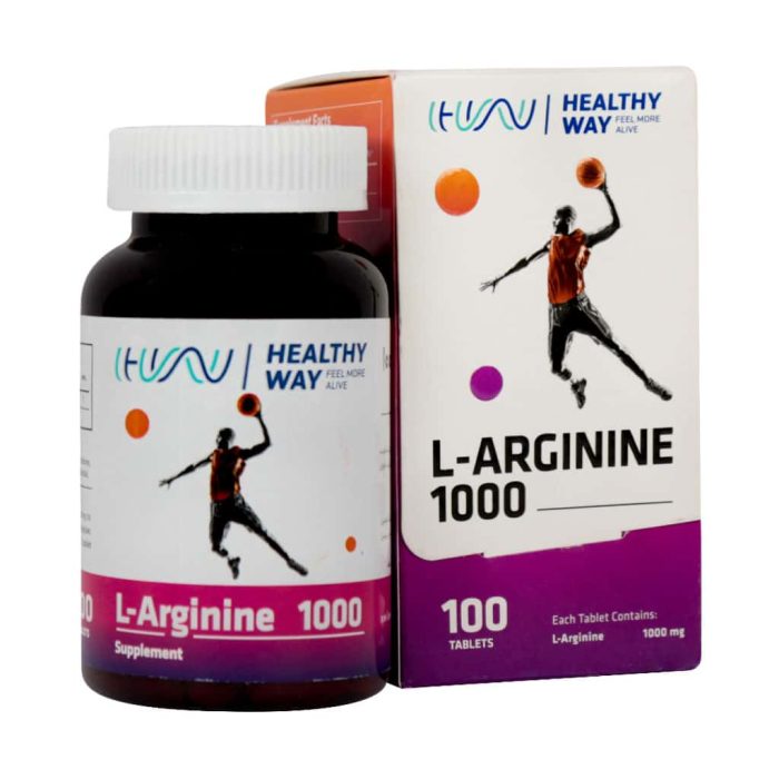 Healthy Way L Arginine 1000 Mg 100