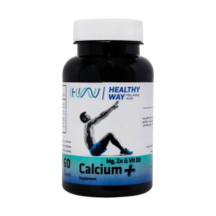 Healthy Wy Calcium Magnesium Zinc Vitamin D3 60 F.C Tabs