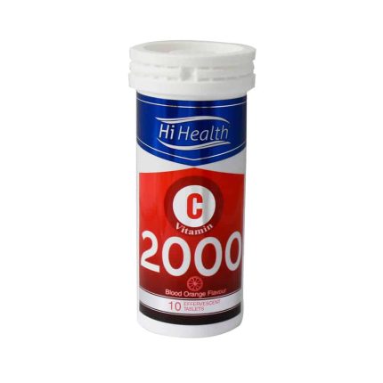 Hi Health Vitamin C 2000 Mg 10 Effervescent Tablets