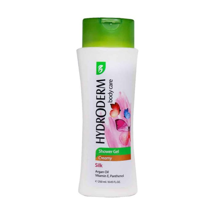 Hydroderm Creamy Shower Gel with White Silk