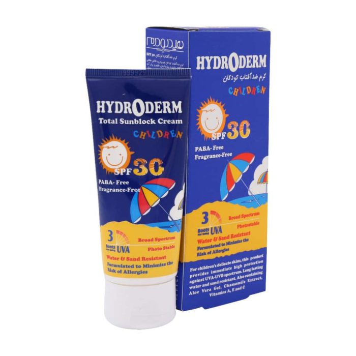 Hydroderm Total Sunblock Cream SPF30 For Children 50 ml