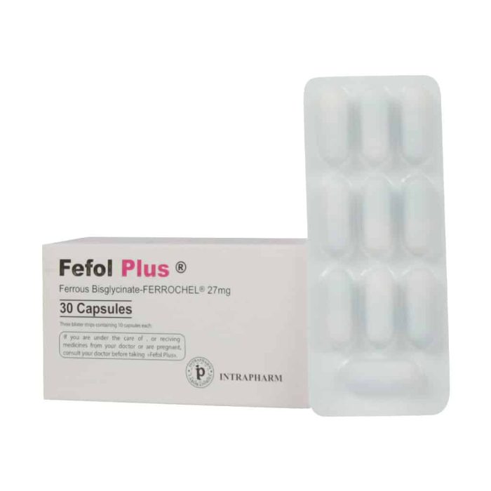 Intrapharm Fefol Plus 30 Cap 1