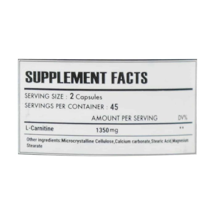 Istela Nutrition L Carnitine 1000 Mg Caps