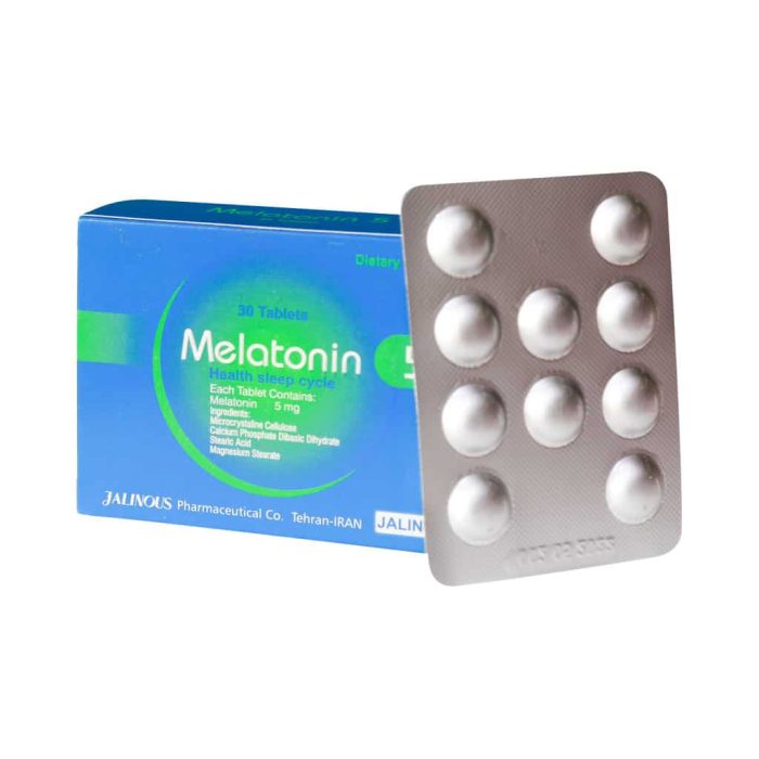 Jalinous Melatonin 5 mg 30 Tablets 1