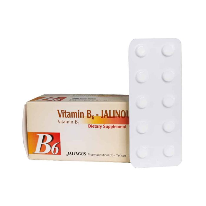 Jalinous Vitamin B6 40 Mg 100 Tab