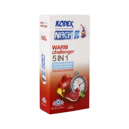 Kodex Warm Challenger 5 in 1 Condom 12 pcs