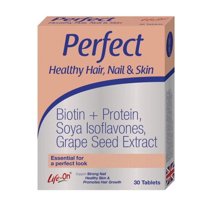 LIFE ON PERFECT healthy hair nail skin 30 Tabs