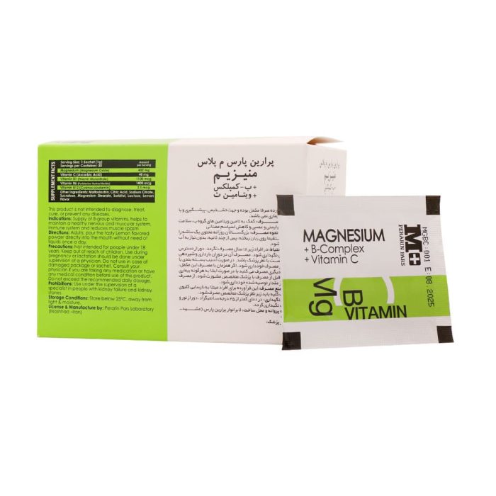 M Plus Magnesium B Complex Vitamin C 30 Sachet