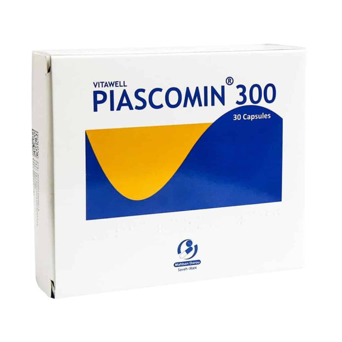 Mahban Darou Vitawell Piascomin 300 30 Capsules