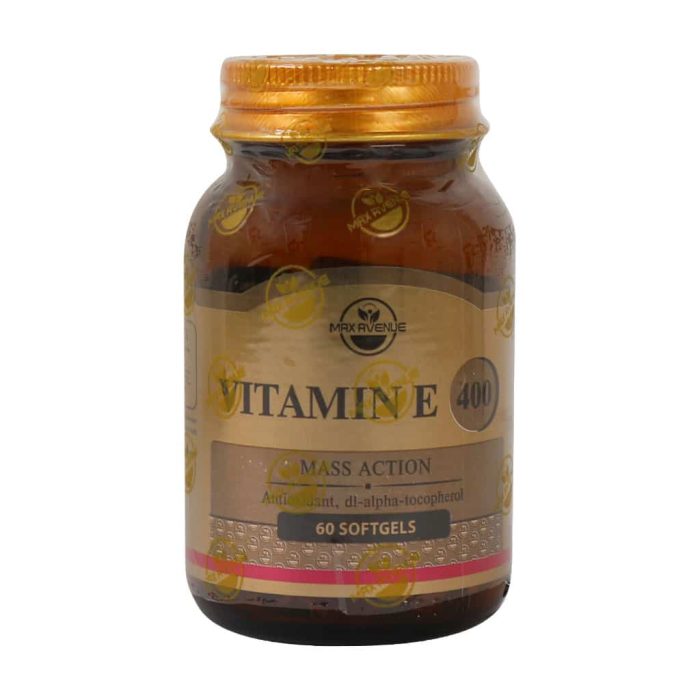 Max Avenue Vitamin E 400 60 Softgels