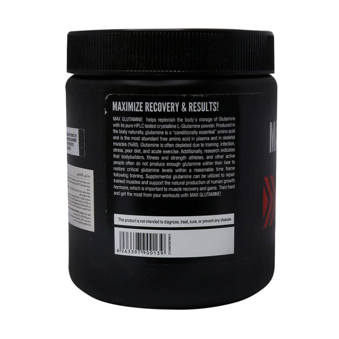 Max Muscle Max Glutamine Powder 2