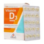 Minoo Vitamin D3 50000 Iu 100 Soft Gelatin Capsule