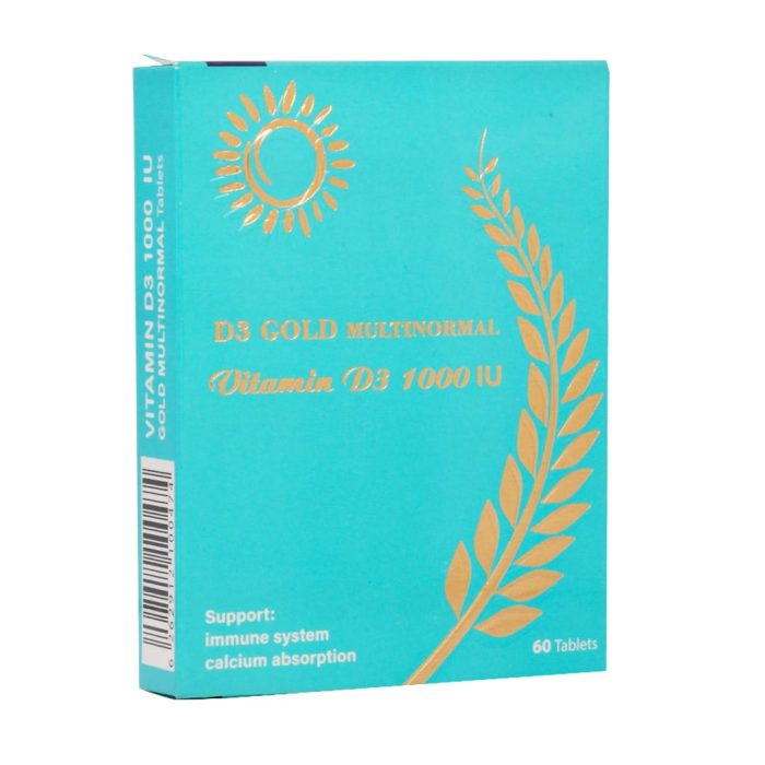 Multi Normal Vitamin D3 1000 IU 60 Tablets