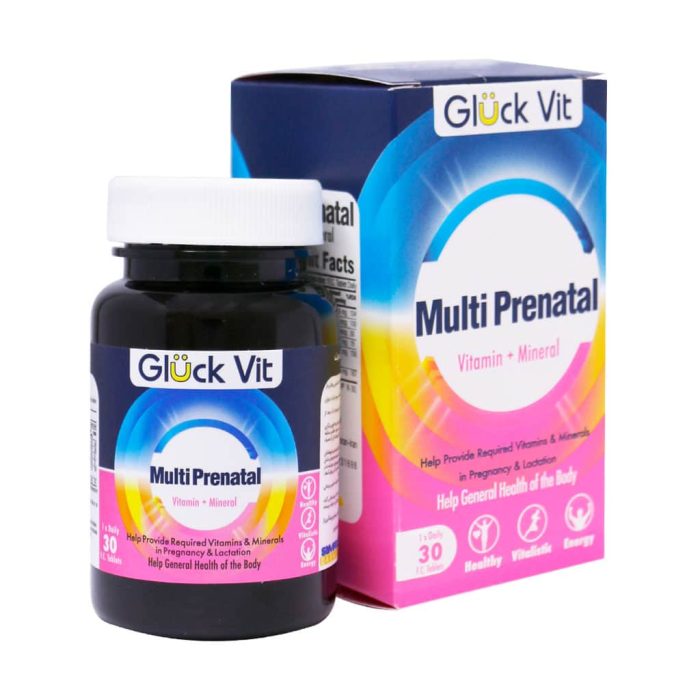 Multi Prenatal Gluk vit 30 F.C Tablet 1