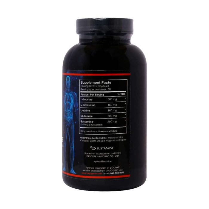 Myogenix BCAA And Glutamine Capsules