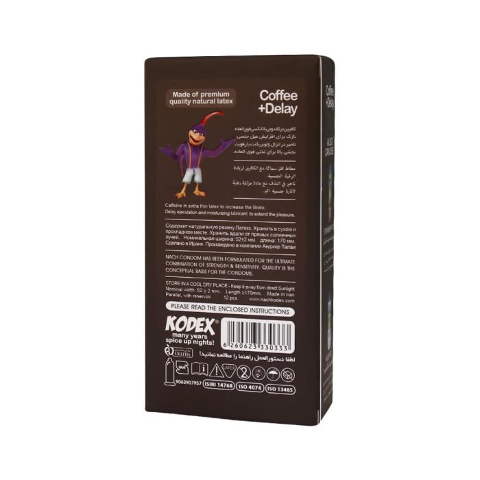 Nachkodex Delay and Coffee Condoms 3 pcs0 1