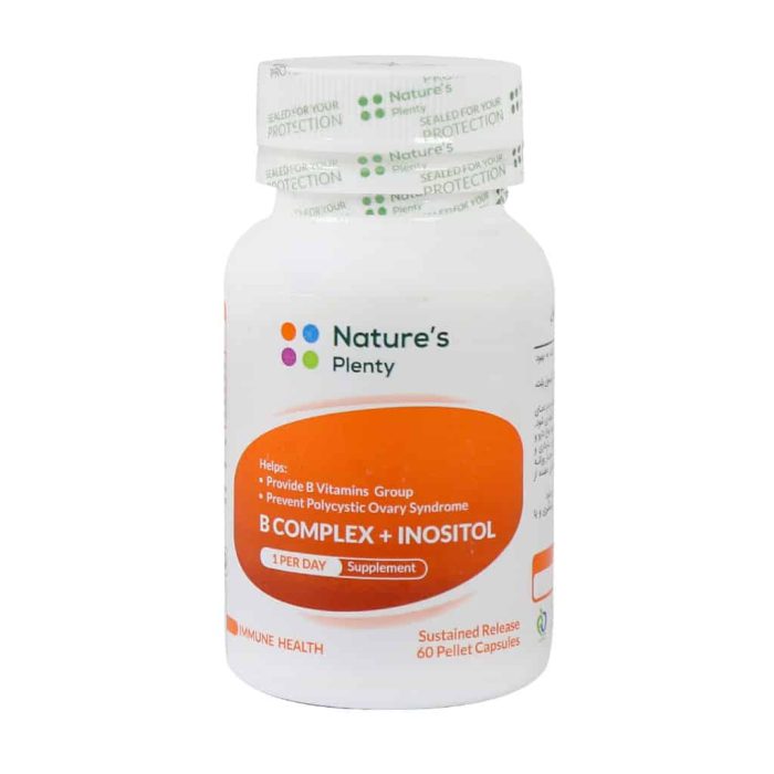 Natures Plenty B Complex And Inositol 60 Pellet Capsules