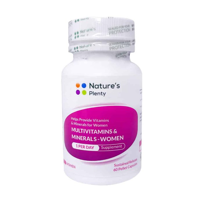 Natures Plenty Multivitamin and Mineral 60 Capsules