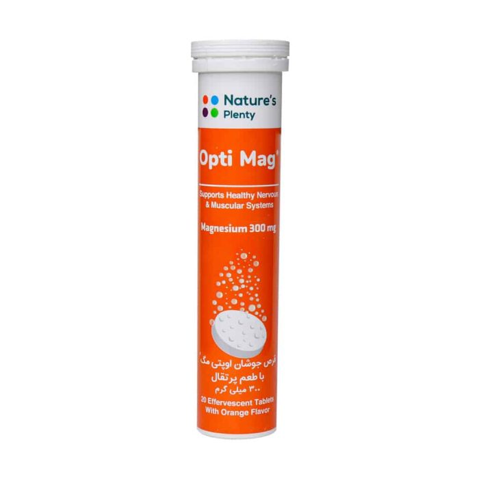 Natures Plenty Opti Mag magnesium 300mg Effervescent Tablets