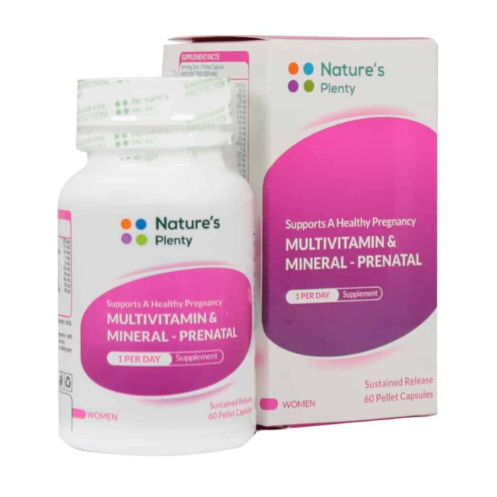 Natures Plenty Prenatal Multivitamin And Mineral 60 Capsule 1