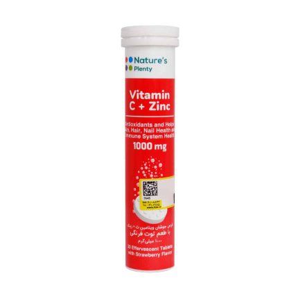 Natures Plenty Vitamin C 1000 Mg And Zinc Effervescent Tabs