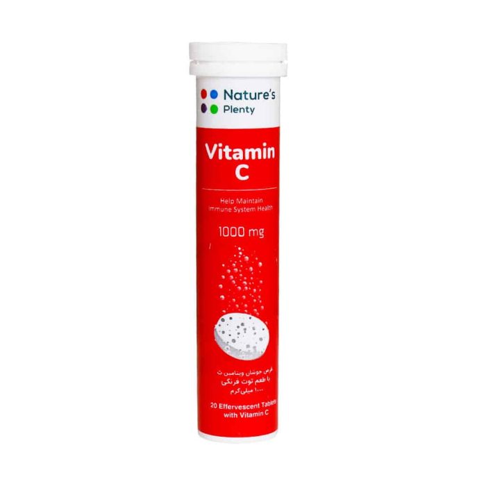 Natures Plenty Vitamin C 1000 mg 20 Effervescent