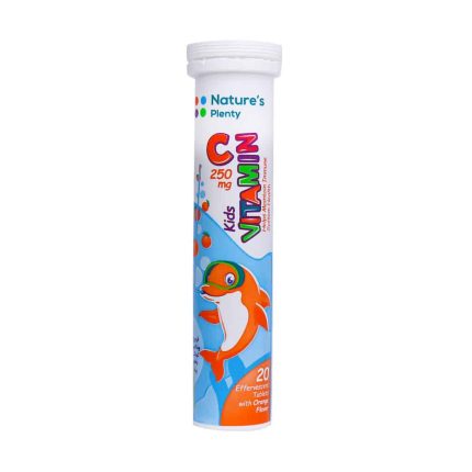 Natures Plenty Vitamin C Kids 20 Effervescent Tabs