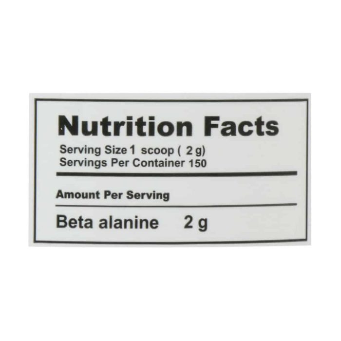 Need Nutrition Beta Alanin Powder 300 g