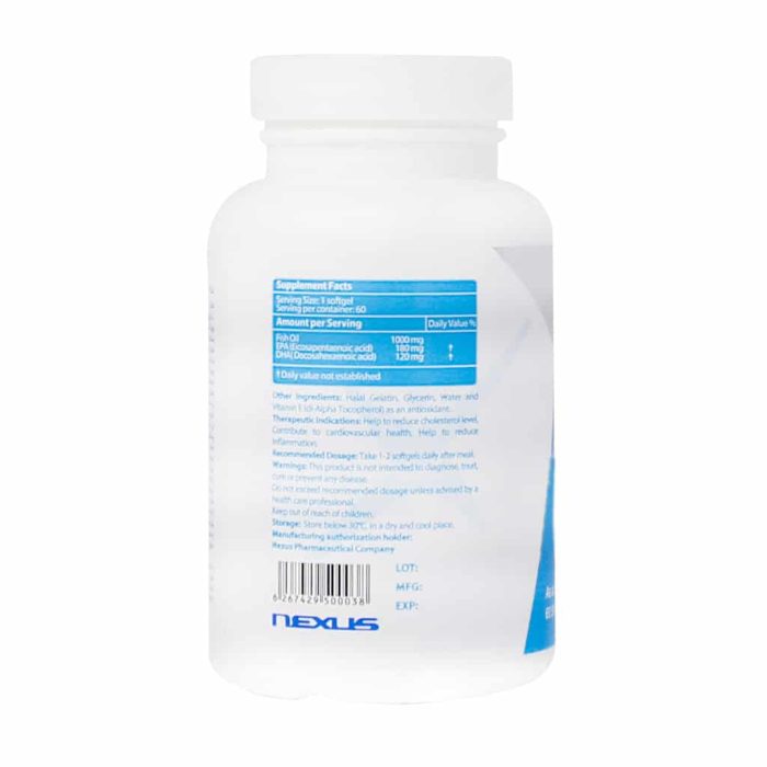 Nextyle Omega 3 1000 Mg 60 Softgel