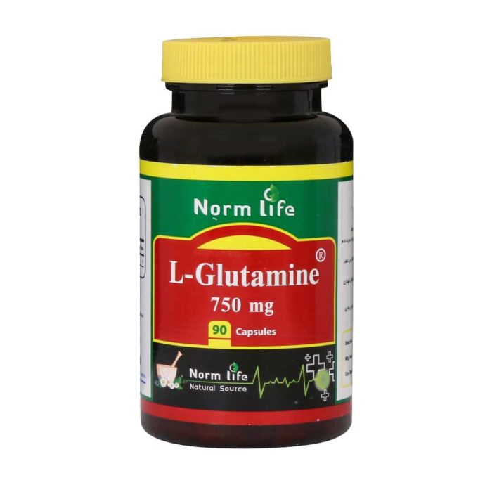 Norm Life L Glutamine 750 mg 90 Capsules