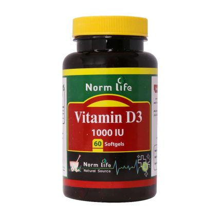 Norm Life Vitamin D3 1000 IU 60 Softgels