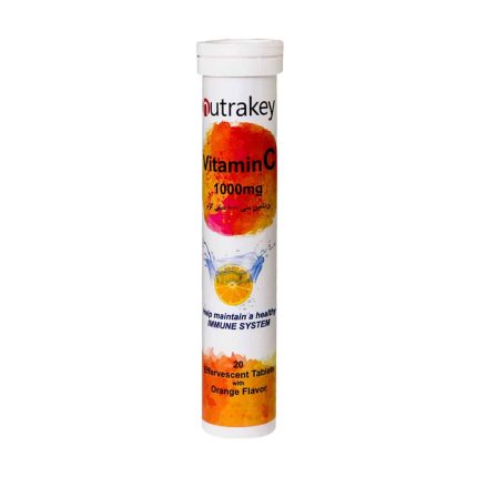 Nutrakey Vitamin C 1000 mg 20 Effervescent Tablets