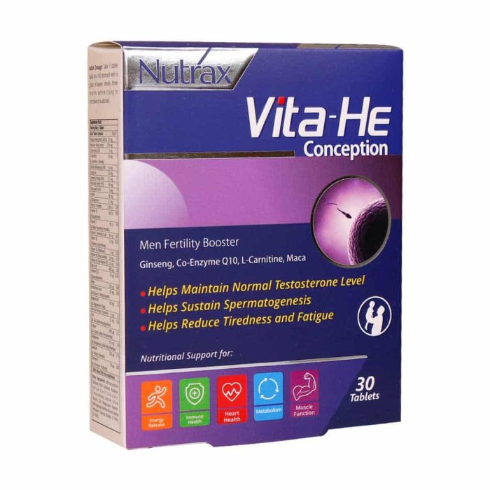 Nutrax Vita He Conception 30 Tab 1