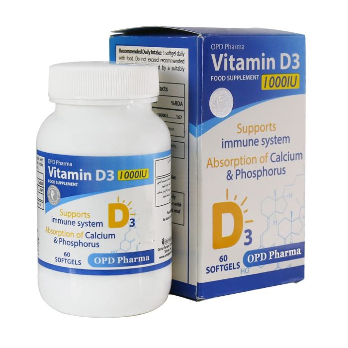 OPD Pharma Vitamin D3 1000 IU 60