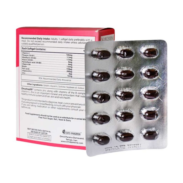 OPD Pharma Zincohealth Softgels