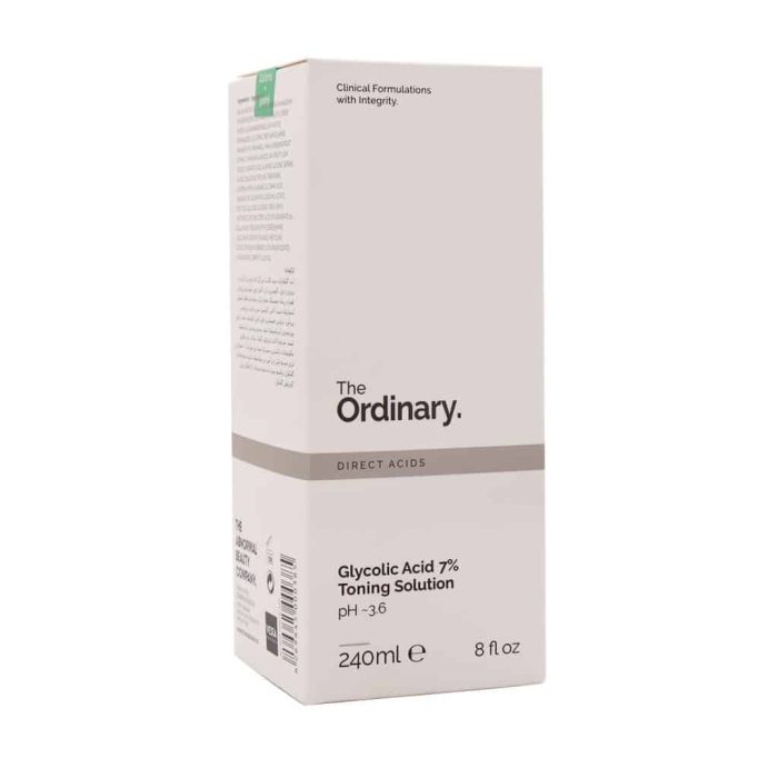 Ordinary Glycolic Acid 7 Toning Solution 240 Ml