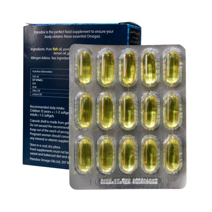 Paradox Omega 30 Softgel Cap