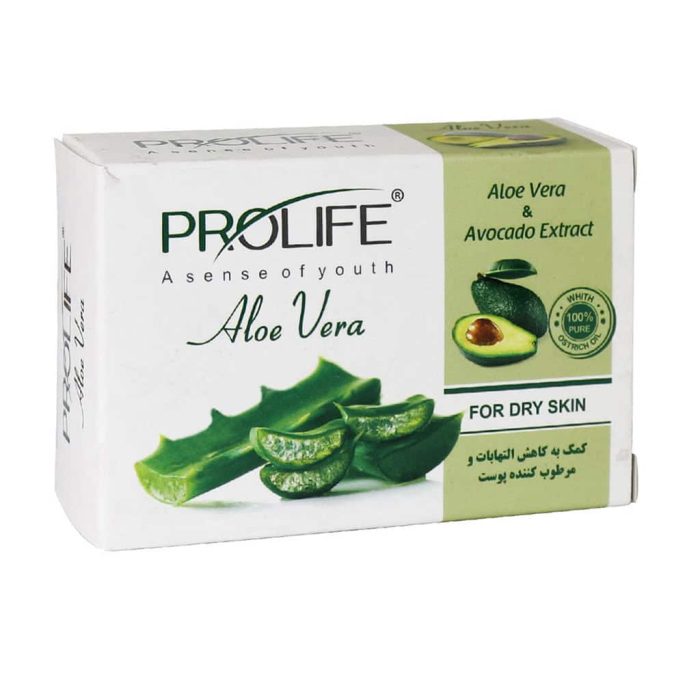 Prolife Aloe Vera and Avocado Extract Soap 100 gr