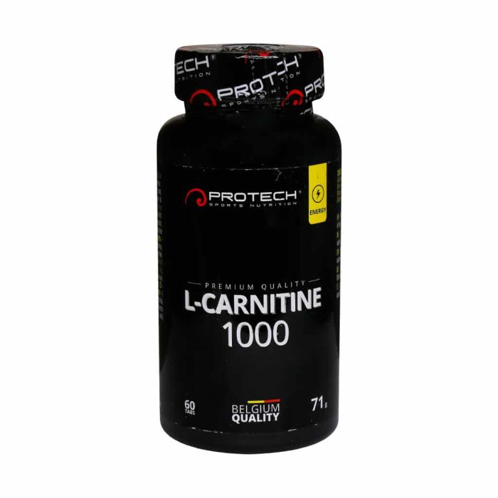 Protech L Carnitine 1000 60 Tabs