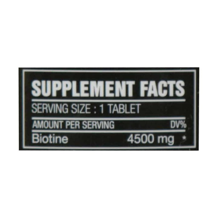 Rabo Salamat Biotine 4500 mg 60 Tabs