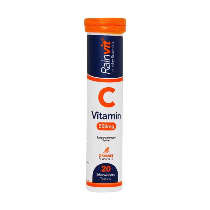 Rainvit Vitamin C 500 Mg 20 Effervescent Tablet