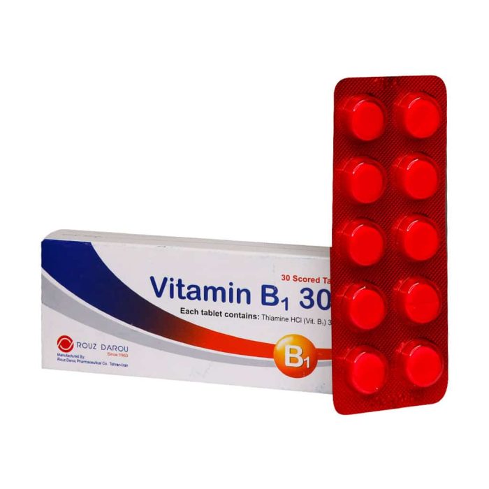 Rouz Darou Vitamin B1 300 Mg 30 Scored